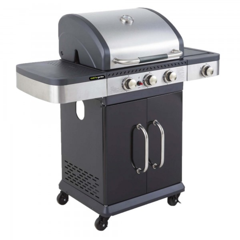 Cook In Garden | FIDGI | 3 Gas Barbecue | AM063SBI